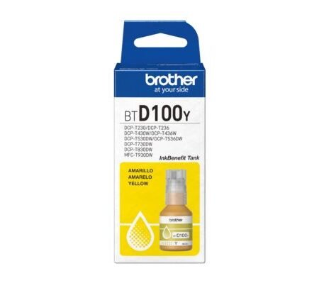 BROTHER BTD100YMEX AMARILLO BOTELLA