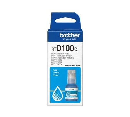 BROTHER BTD100CMEX CYAN BOTELLA