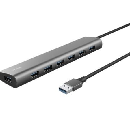 TRUST 24967 HUB USB 7 PUERTOS USB-A 3.2 HALYX (O)