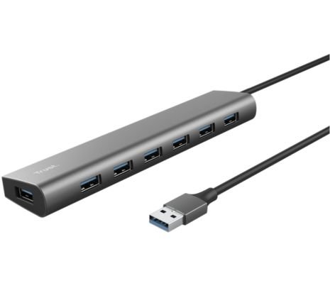 TRUST 24967 HUB USB 7 PUERTOS USB-A 3.2 HALYX (O)