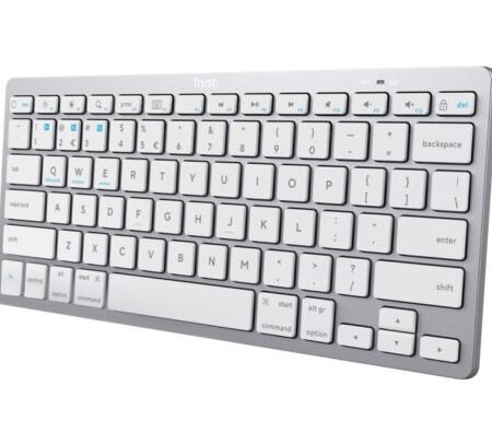 TRUST 24654 TECLADO BASICS TKL INAL+BT WHITE
