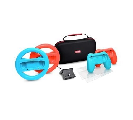 TRUST 25414 GXT1249 ACCESORIOS 7 EN 1 PARA NINTENDO SWITCH RED AND BLUE