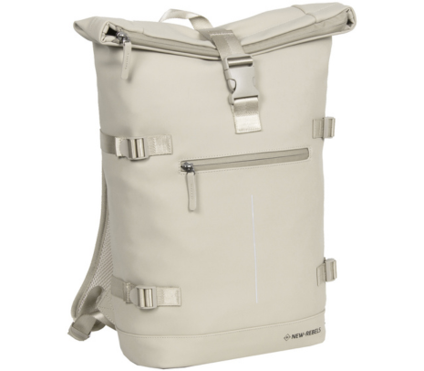 NEW REBELS 51.130606 MOCHILA WILLIAM RIVERSIDE 19L 15.6" BEIGE