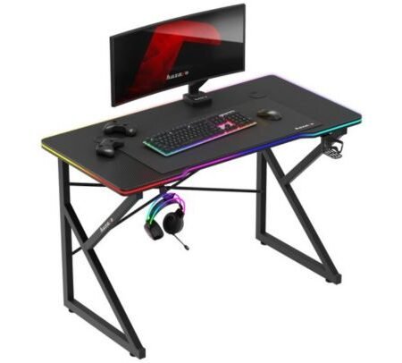 HUZARO HZ-HERO 1.7 MESA/ESCRITORIO GAMING RGB C/LUCES BLACK