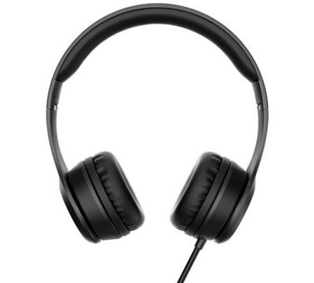 HOCO W21 HEADPHONES GRACEFUL CHARM C/MIC 3.5MM BLACK