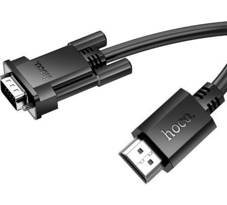 HOCO US12 CABLE HDMI A VGA HD BLACK 2M