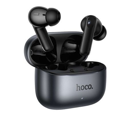 HOCO EQ27 EARPHONES FUN CON TRADUCTOR IA ANC+ENC TWS METAL GREY