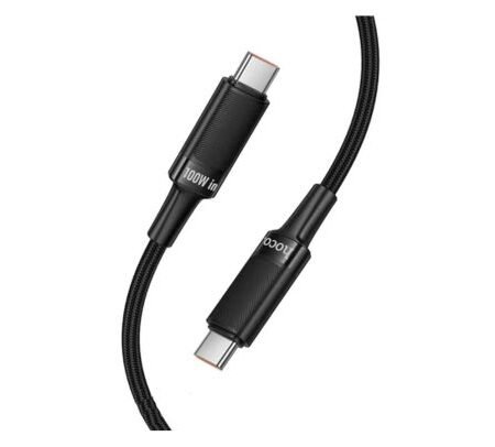 HOCO U153 CABLE EXTREME USB-C A USB-C 100W BLACK 1.2M