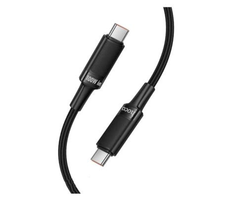HOCO U153 CABLE EXTREME USB-C A USB-C 100W BLACK 1.2M