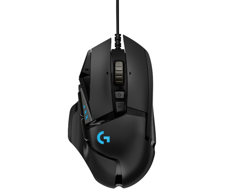 LOGITECH 910-005550 MOUSE G502 GAMING HERO USB**