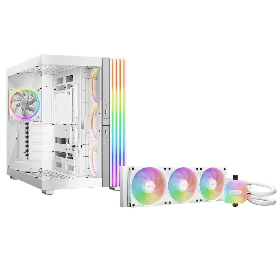 Combo Gabinete y Refrigeración Líquida be quiet! Light Base 900 FX + Light Loop 360mm Blanco