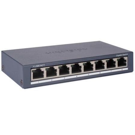 Switch Hikvision 8 Puertos Gigabit Metálico