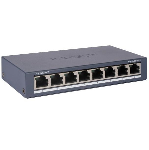 Switch Hikvision 8 Puertos Gigabit Metálico