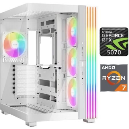 Equipo Gamer Ryzen 7 7800X3D, 32GB, 1TB, RTX 5070 12GB