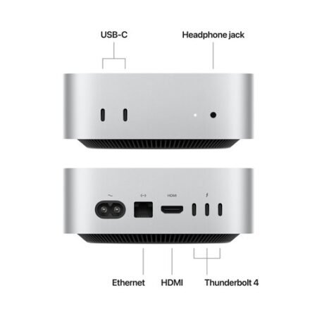 Equipo Apple Mac mini M4 10+10 16GB 256GB Silver