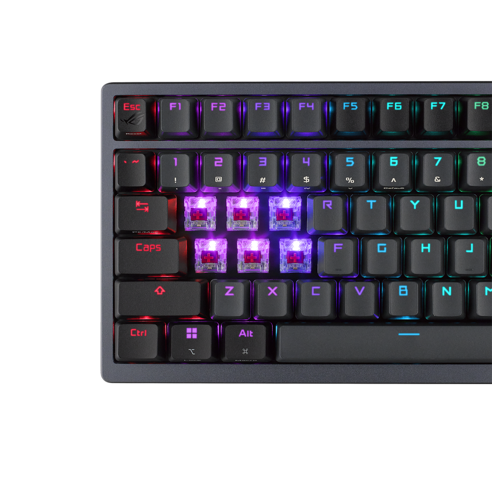 Teclado Asus ROG Azoth Inalámbrico Mecánico OLED