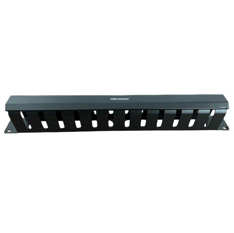 Organizador de Cables Hikvision 1U 12 Ranuras Metálico
