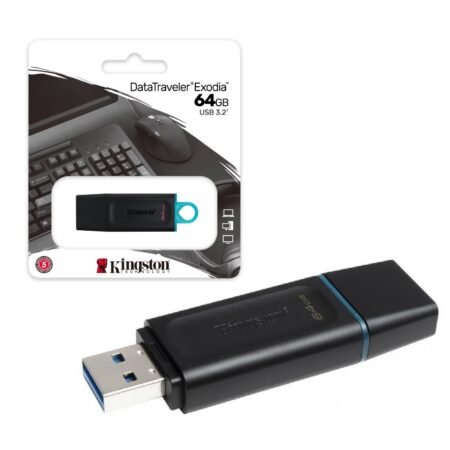 Pendrive Kingston DataTraveler Exodia 64GB USB 3.2