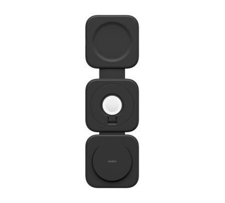 BELKIN WIZ024VFBK BASE DE CARGA INALAMBRICA 3 EN 1 DE VIAJE 15W BLACK *