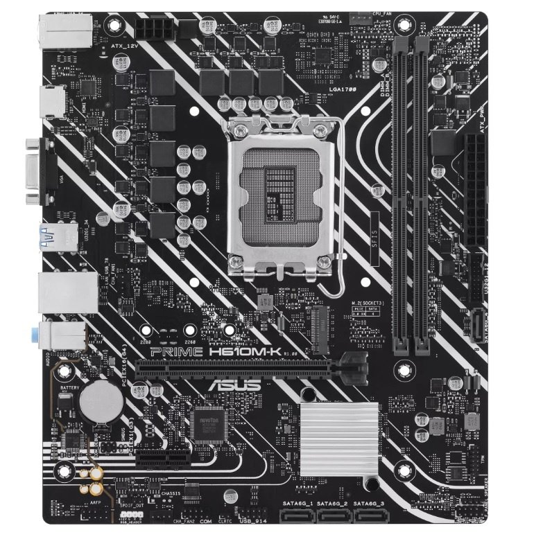 Motherboard Asus Prime H610M-K LGA 1700 DDR5 Micro-ATX