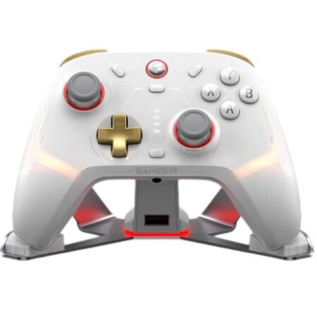 Joystick GameSir Cyclone 2 blanco con base