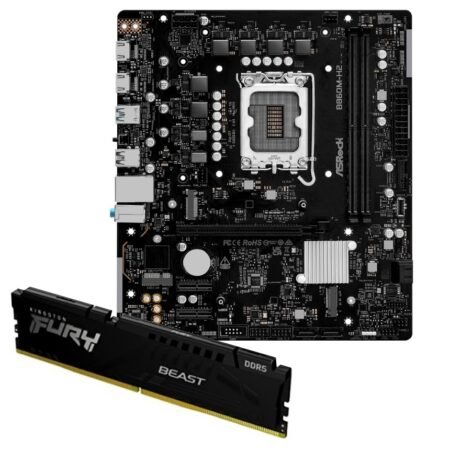 Combo Motherboard Asrock B860M-H2 + Memoria Kingston DDR5 16GB 5600MHz