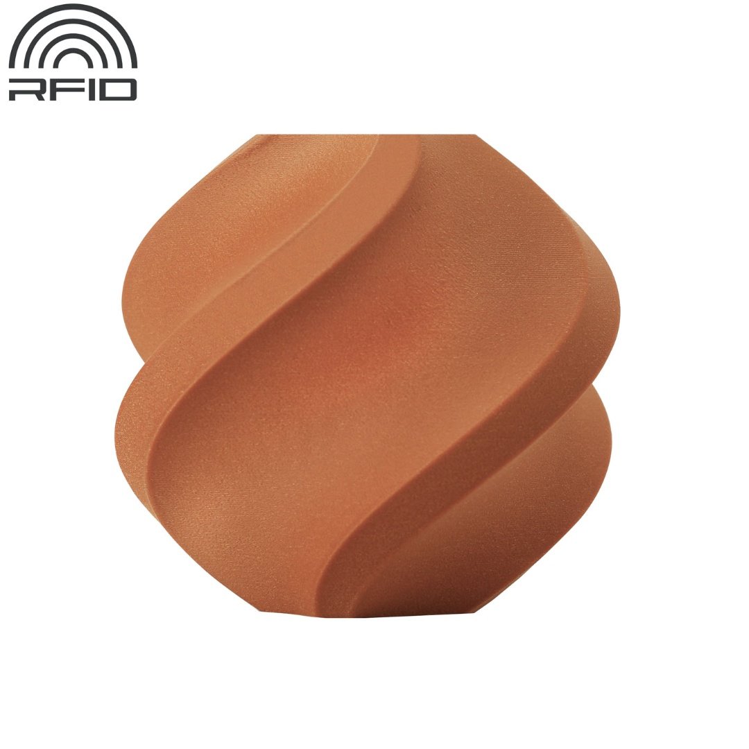 Filamento Bambu Lab PLA Madera arcilla