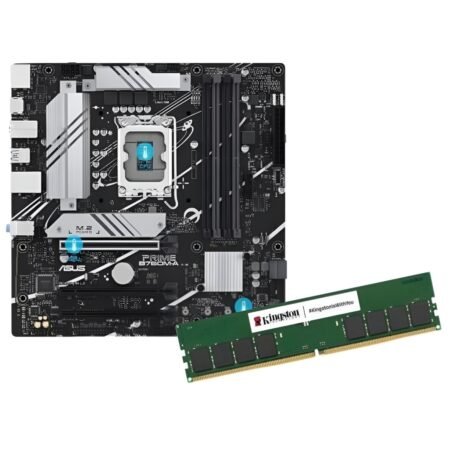 Combo Motherboard Asus Prime B760M + Memoria Kingston DDR5 16GB 5600MHz