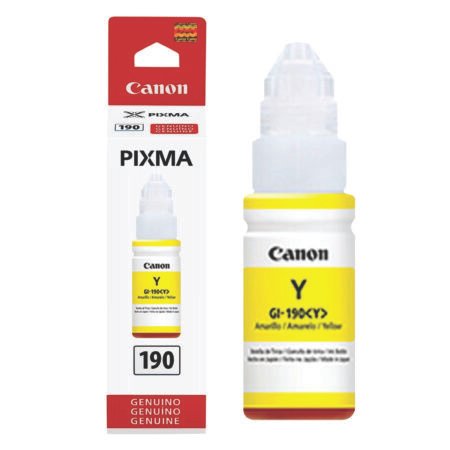 Botella de Tinta Original Canon GL-190 Amarilla