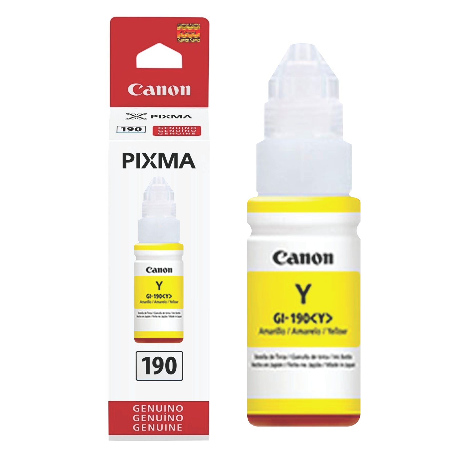 Botella de Tinta Original Canon GL-190 Amarilla