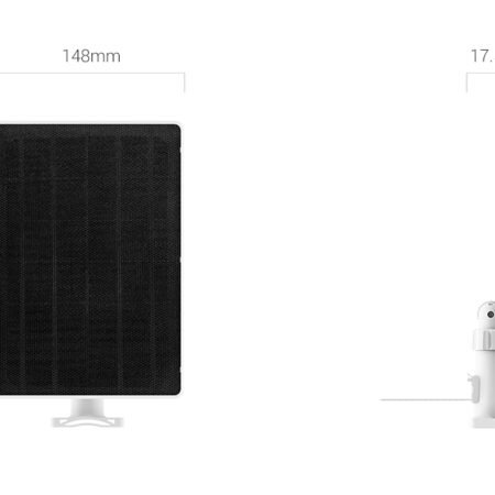 Panel Solar Ezviz 8W USB-C Exterior