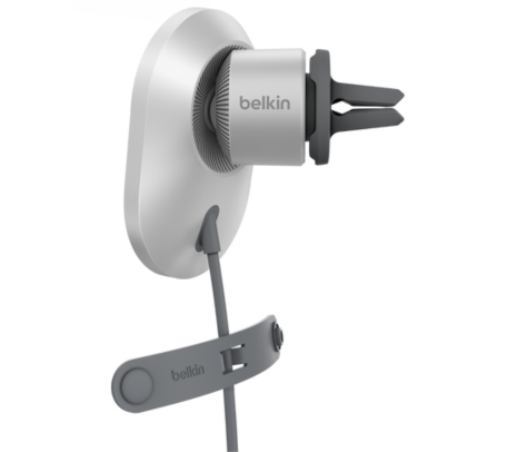 BELKIN WIC008BTGR-V2 SOPORTE Y CARGADOR INAL DE AUTO MAGNET 15W CP