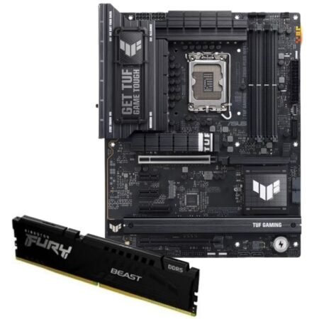 Combo Motherboard Asus TUF Z890-Plus WiFi 7 y Memoria Kingston DDR5 16GB 5600MHz