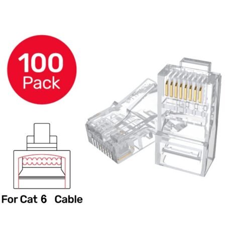 Conectores RJ45 Unitek Cat 6 pass-through