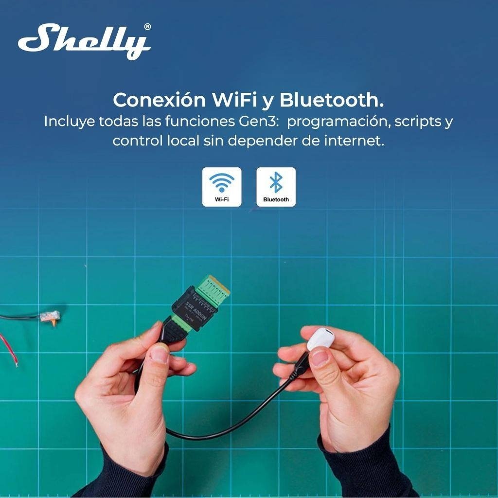 Sensor Smart Shelly de temperatura y humedad Bluetooth