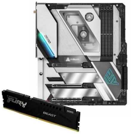 Combo Motherboard ASRock Z690 AQUA + Memoria Kingston Fury Beast DDR5 16GB 5600MHz