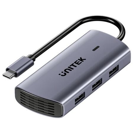 HUB USB-C Unitek 6 en 1 PD 100W 4K HDMI 5Gbps