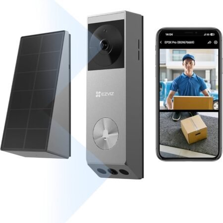 Timbre Inteligente Ezviz EP3x Pro 2K Doble Vista a Batería