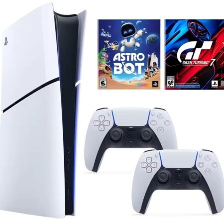 Consola Sony Playstation 5 Slim Digital + Joystick DualSense + 2 Juegos