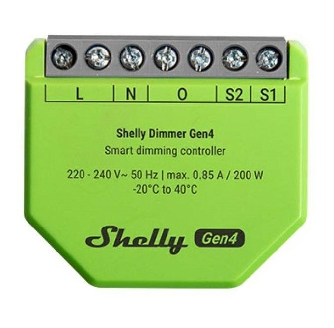 Dimmer Shelly Gen4 Wi-Fi Bluetooth