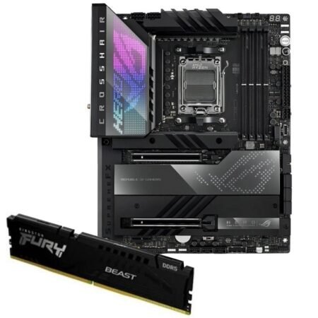 Combo Motherboard Asus ROG X670E + Memoria RAM Kingston DDR5 32GB 5600MHz