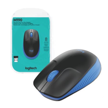 Mouse Logitech M190 Inalámbrico Azul