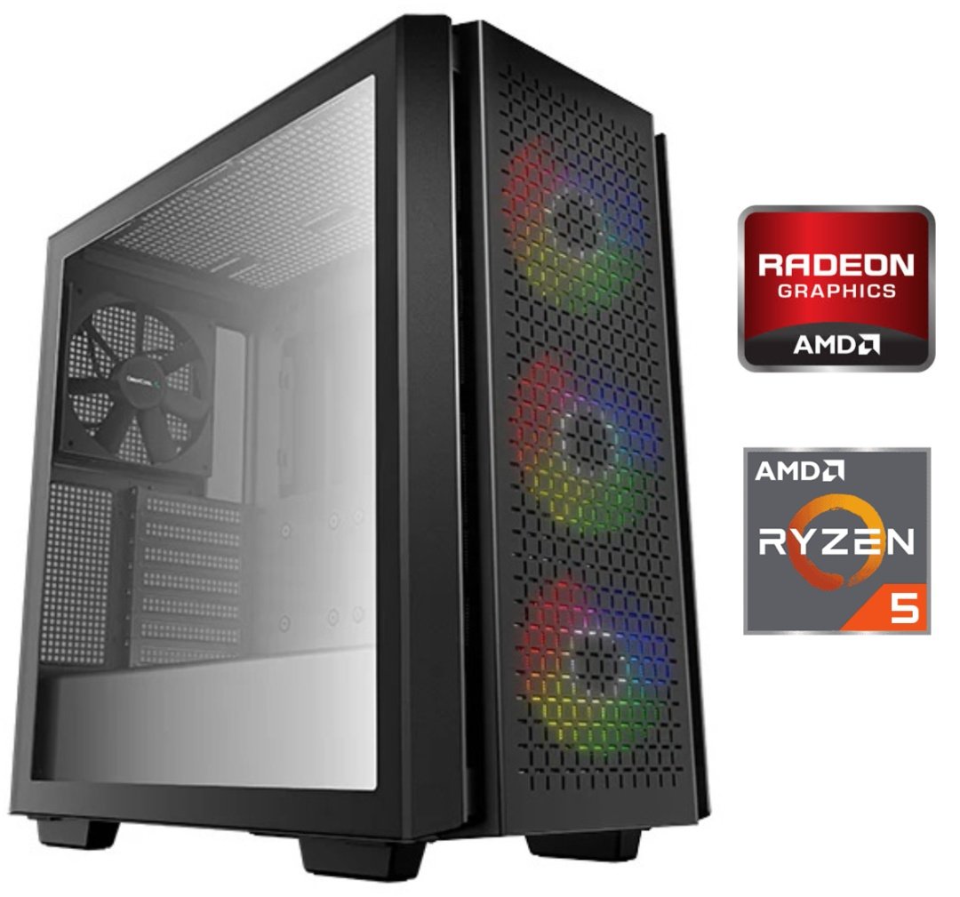 Equipo Gamer Ryzen 5 8600G, 16GB, 1TB, Gráficos Radeon