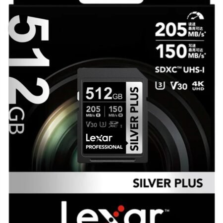 Memoria SDXC Lexar Silver Plus 512GB UHS-I U3 V30