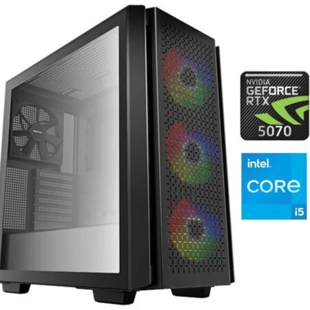 Equipo Gamer Core i5 14400F, 32GB, 1TB NVMe, RTX 5070 12GB