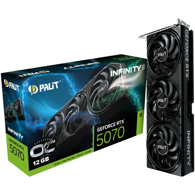 Tarjeta Video Palit RTX 5070 Infinity 3 OC 12GB