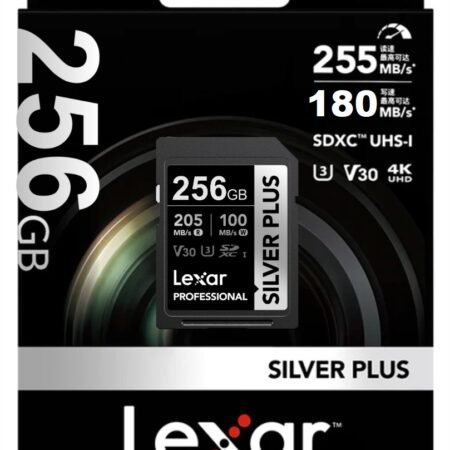 Memoria SDXC Lexar Silver Plus 256GB UHS-I U3 V30
