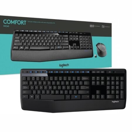 Combo Teclado y Mouse Logitech MK345 Inalámbrico Español