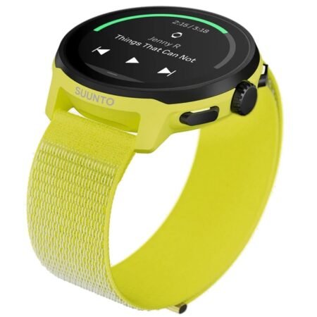 Reloj Smartwatch Suunto Run textil amarillo