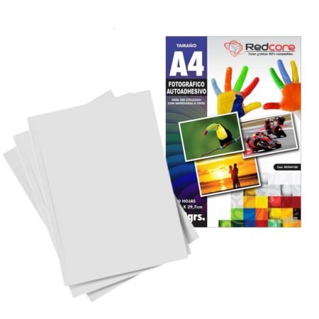Papel Fotográfico Autoadhesivo Brillante 135gr A4